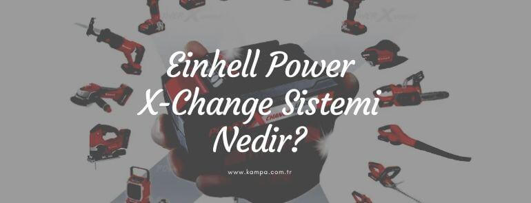 Einhell power x change sistemi
